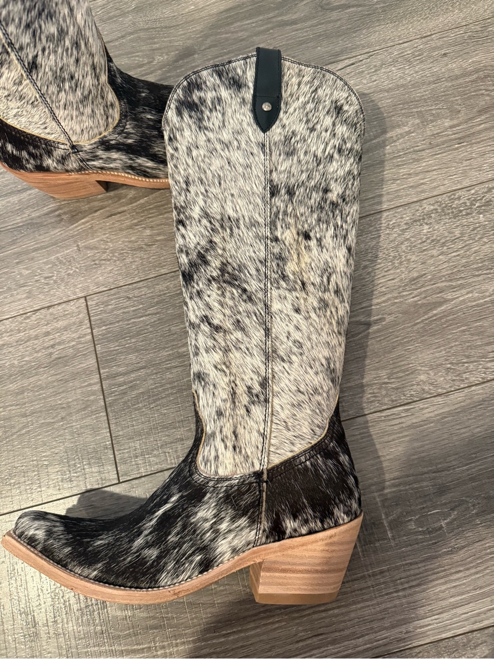 Liberty Black Cinthia Cowhide Tall Western Boots - Picture 4 of 11